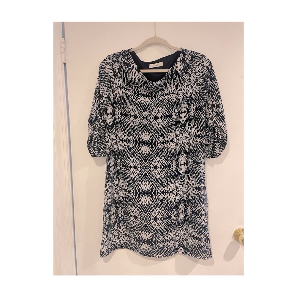 OVI Blue & White Dress